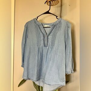 Small Mine Lightweight Blue Blouse